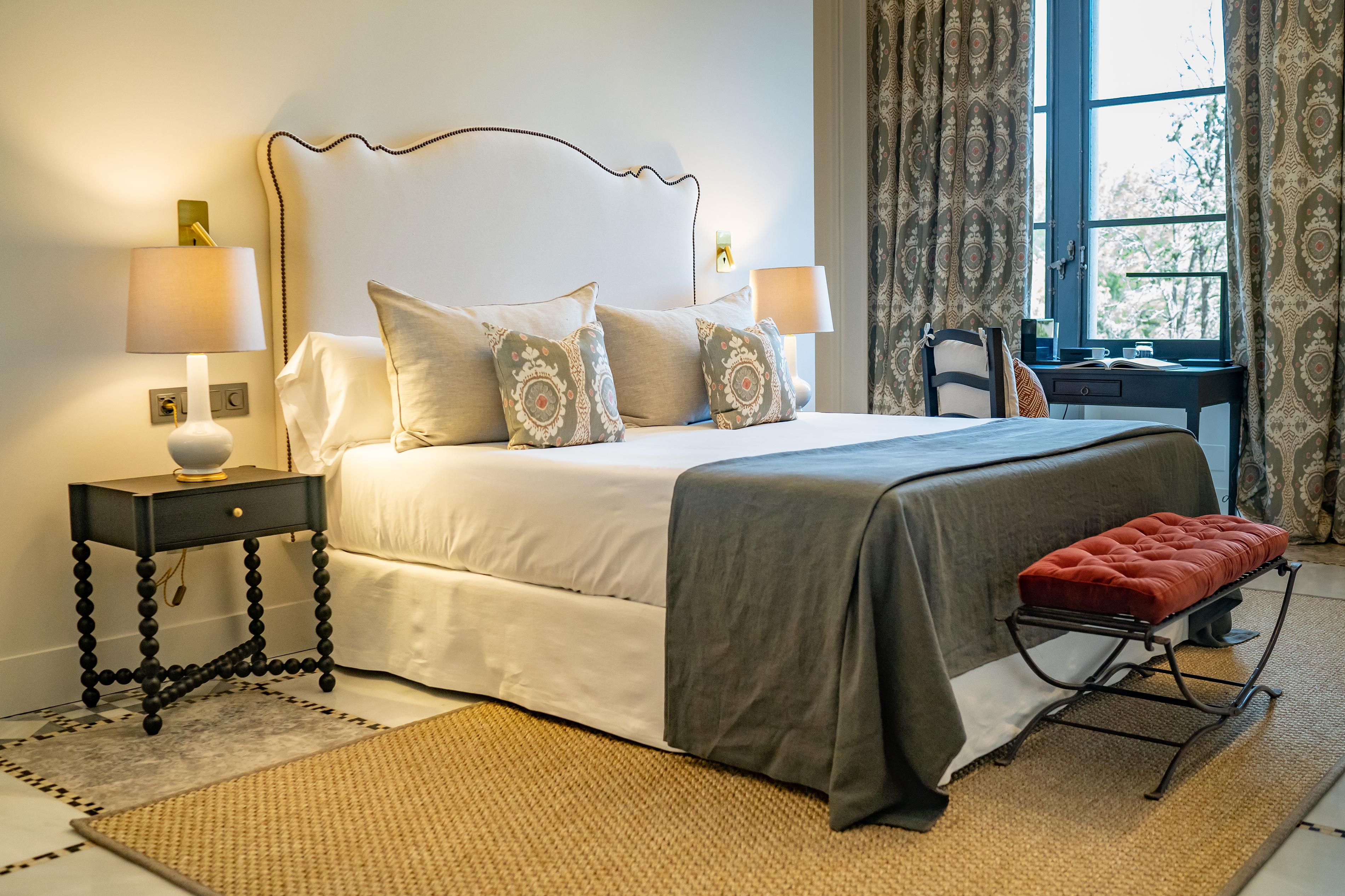מאלגה Soho Boutique Castillo De Santa Catalina - Adults Recommended מראה חיצוני תמונה A bedroom at Hotel Casa 1800